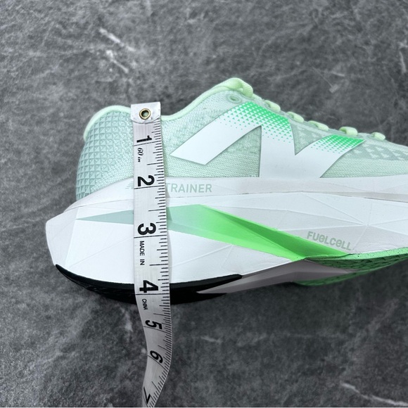 NIB New Balance Mint Green FuelCell SuperComp Trainer V3 Running Shoes Size 7.5B - Picture 9 of 12